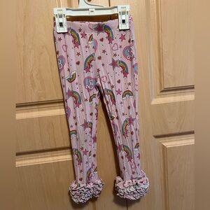 3-Pack of Posh Peanut Ruffle Ankle Pants 3-4T